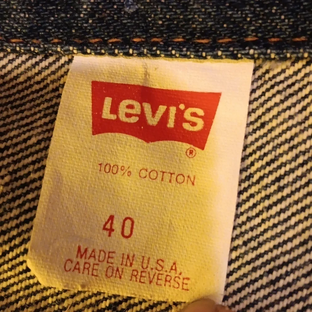 Vintage 1990s Y2K Levi's denim jean jacket sz 40 - Picture 3 of 6